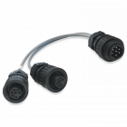 Y-Verteilerkabel für die 7-polige Traktor-Signalsteckdose Y-Verteilerkabel für die 7-polige Traktor-Signalsteckdose